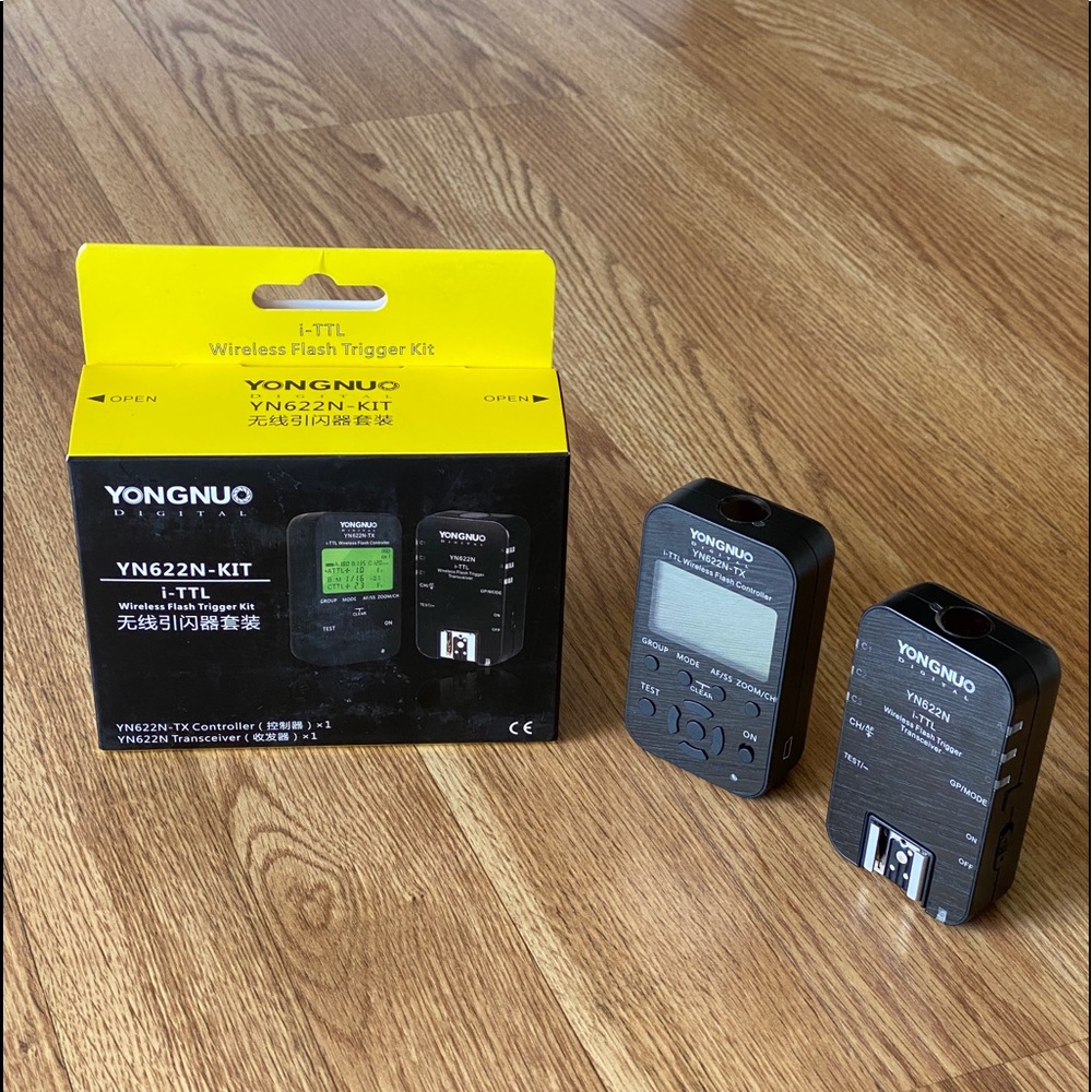 YONGNUO YN622N-Kit Wireless i-TTL Flash Trigger Kit with LED screen for …